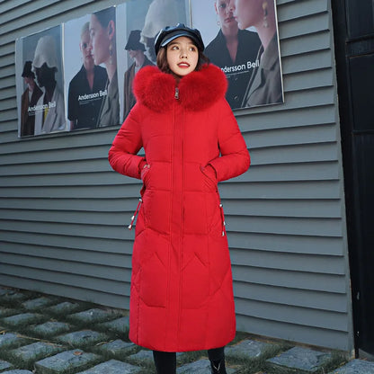 2024 women’s oversized hooded autumn winter coat