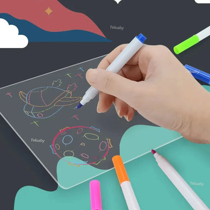 3D Magic Drawing Pad LED Colorful Painting