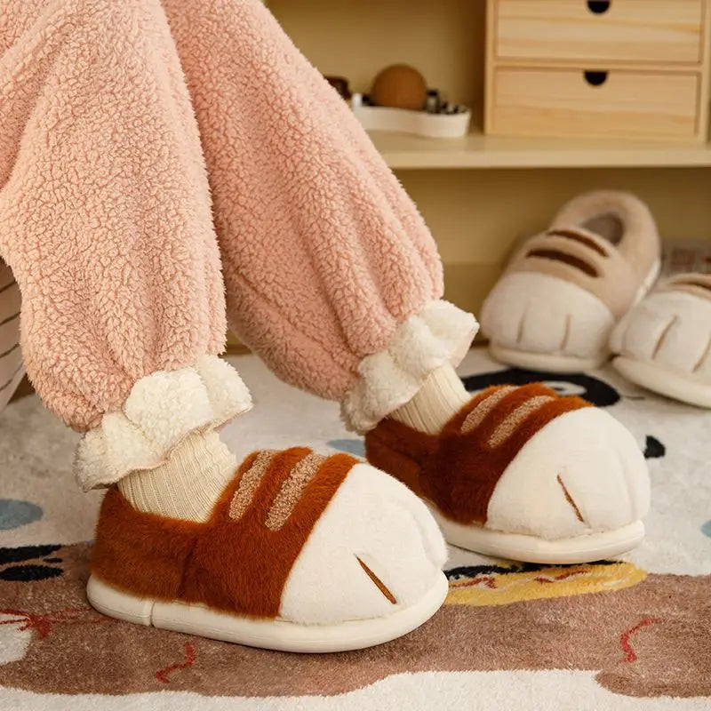 Softsnuggle Cat Paw Slippers for Women