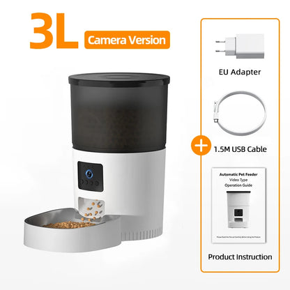 Automatic Cat Feeder with Camera & Remote Control