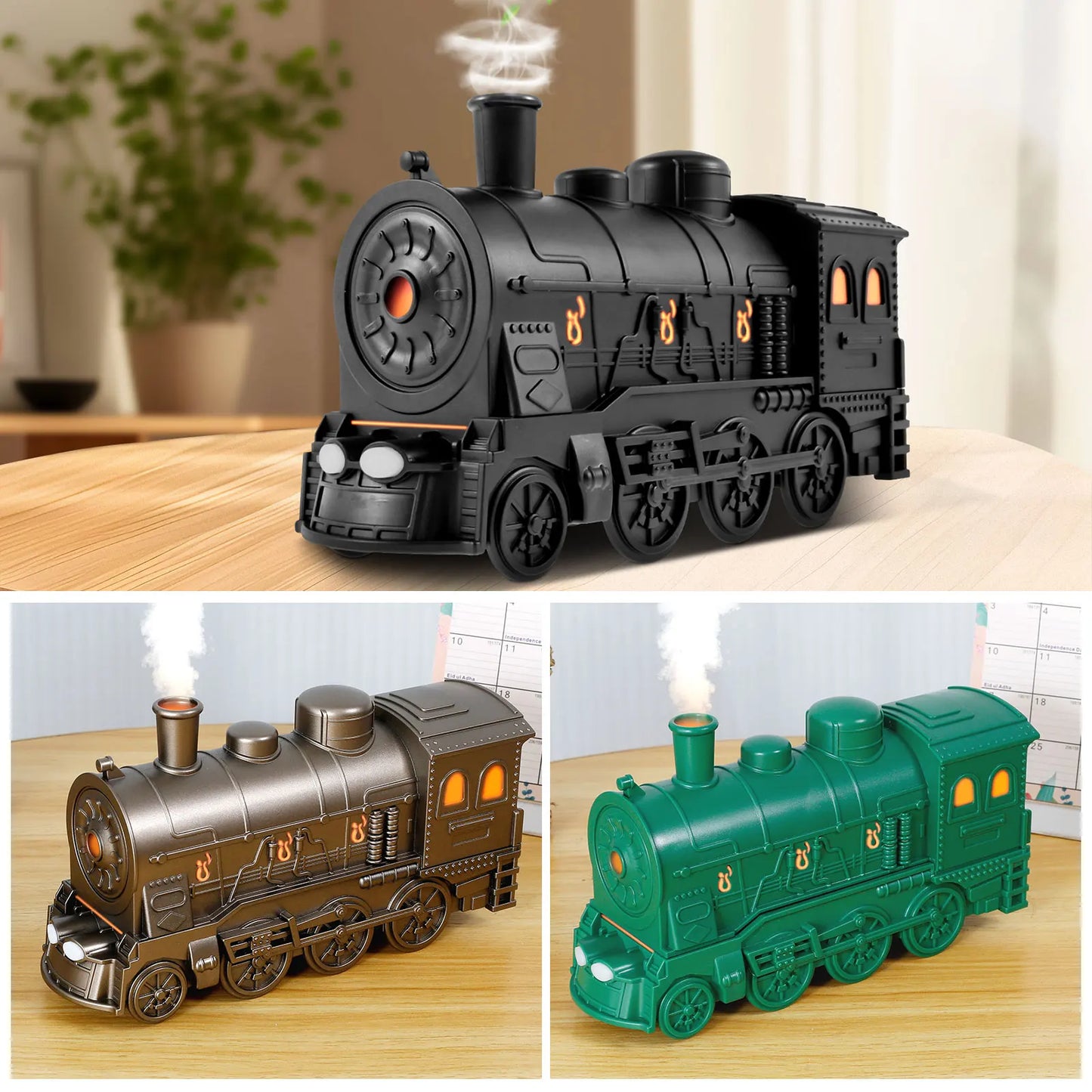 Train Diffuser Quiet Aroma Humidifier Auto Off Home