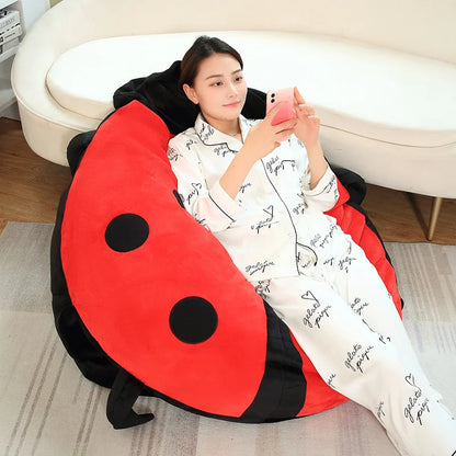 Wearable Insect Plush Ladybug Pillow Toy