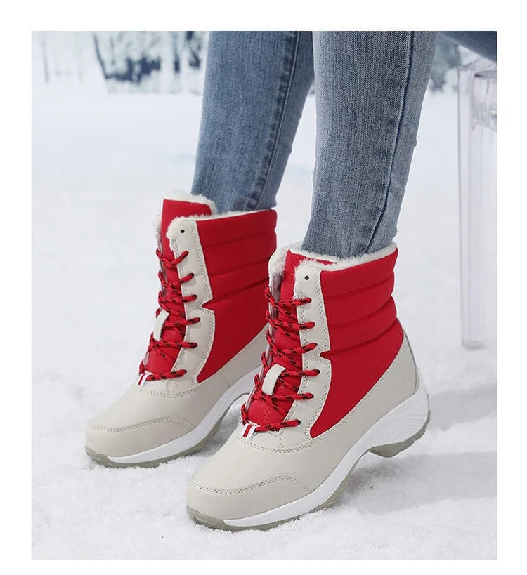 Women Winter Ankle Boots Waterproof Non-Slip