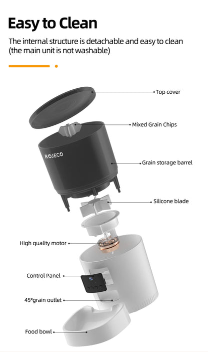 Automatic Cat Feeder with Camera & Remote Control