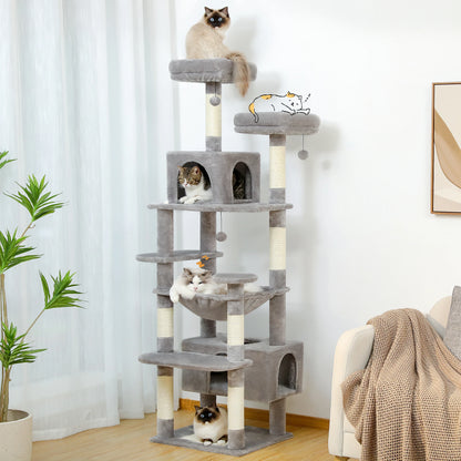 Large Cat Tree with Cozy Perches - Soft Snuggle