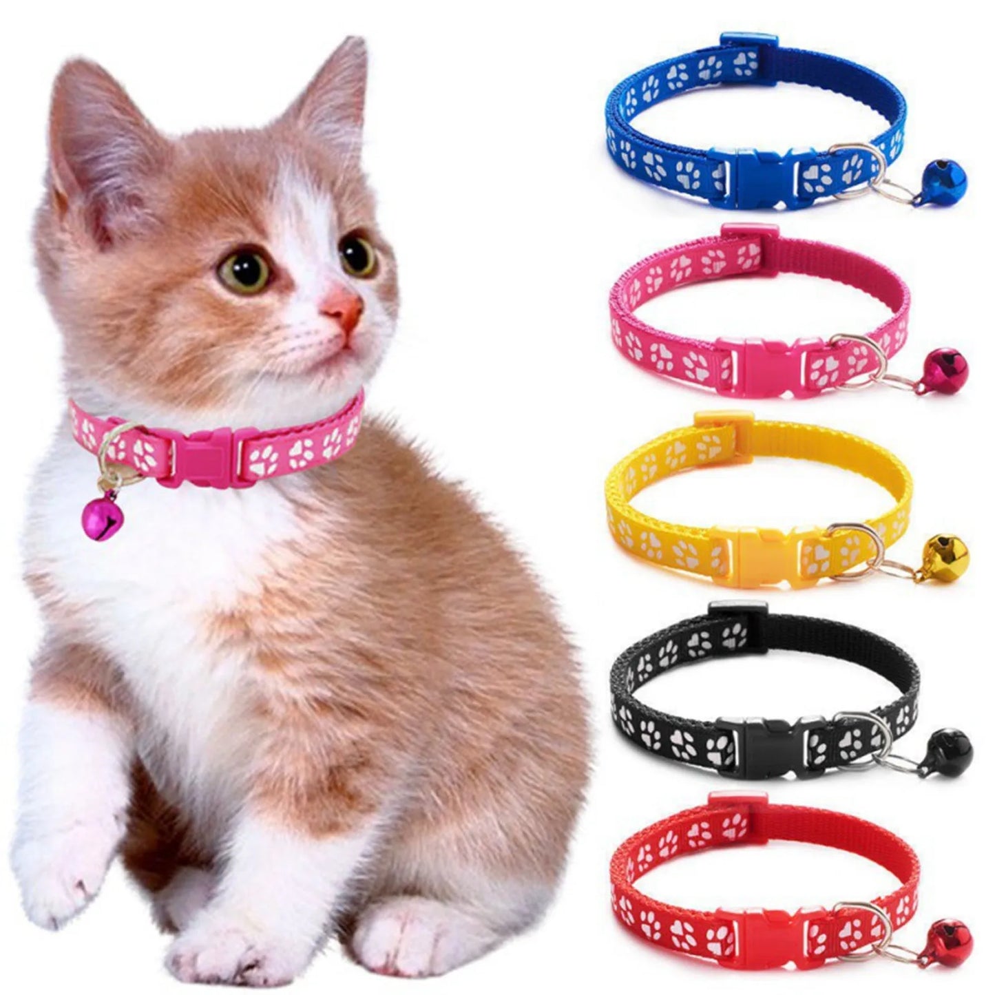 Soft Snuggle Reflective cat collar with bell