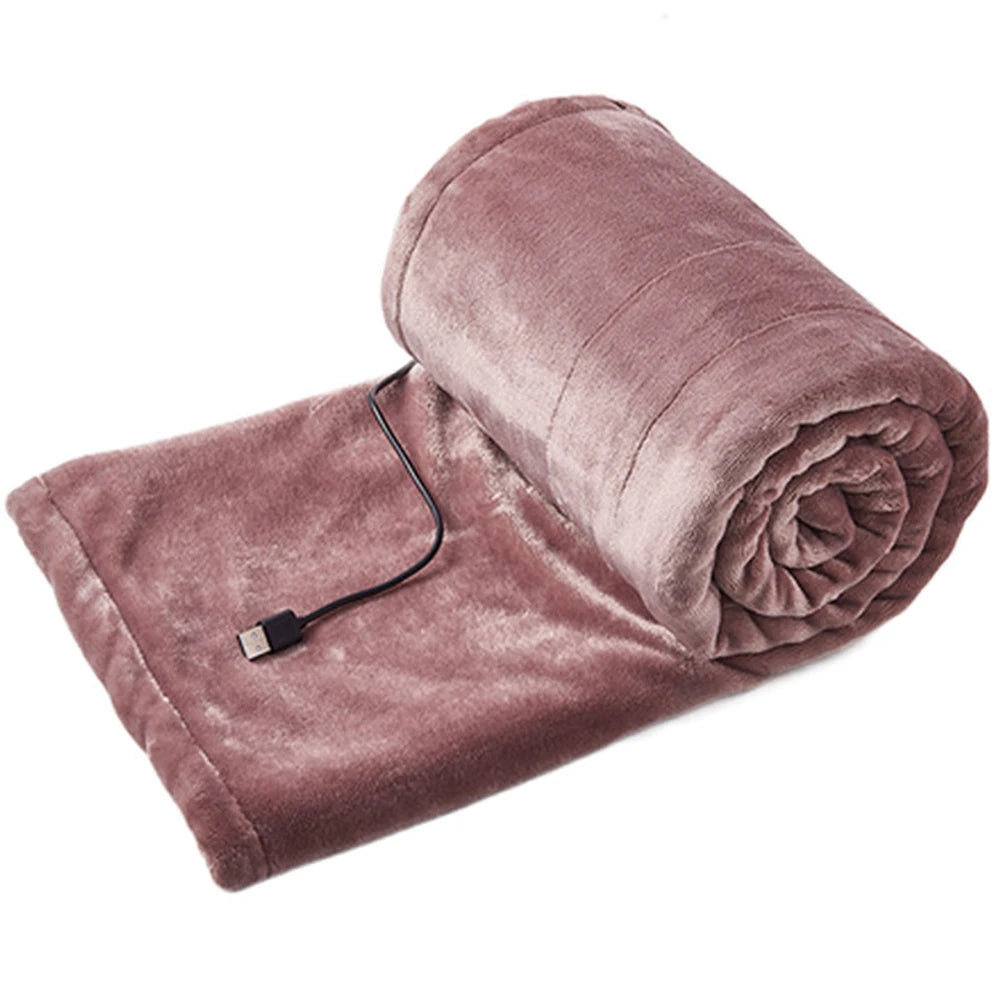 Portable USB Electric Heated Blanket for Travel