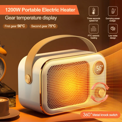 Soft Snuggle Portable Electric Heater Warmth