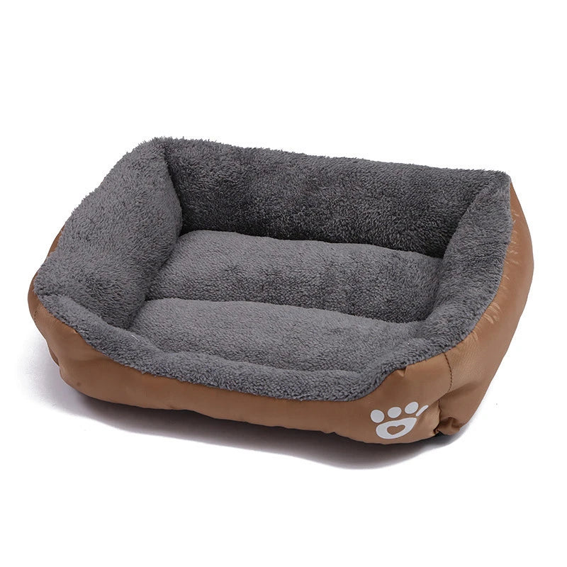 Large Plush Dog Bed with Waterproof Cushion Soft Snuggle