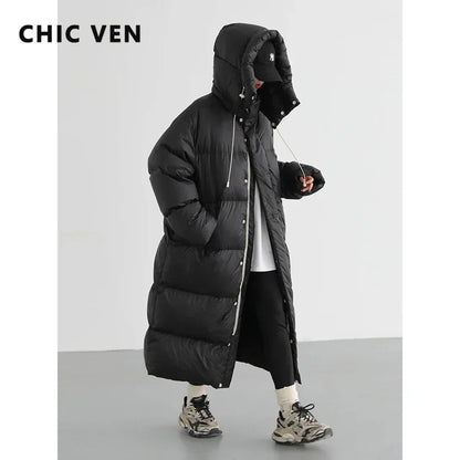 CHIC VEN Women's Hooded Down Winter Coat