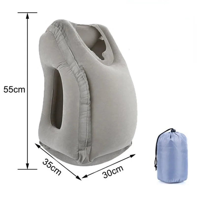 ✅👍Upgraded Inflatable Travel Pillow with Support🛩️🌎