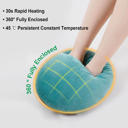 USB Electric Foot Warmer - Heated Plush