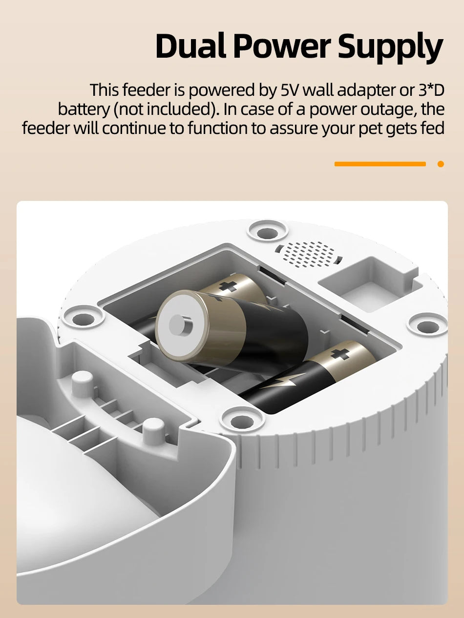 Automatic Cat Feeder with Camera & Remote Control