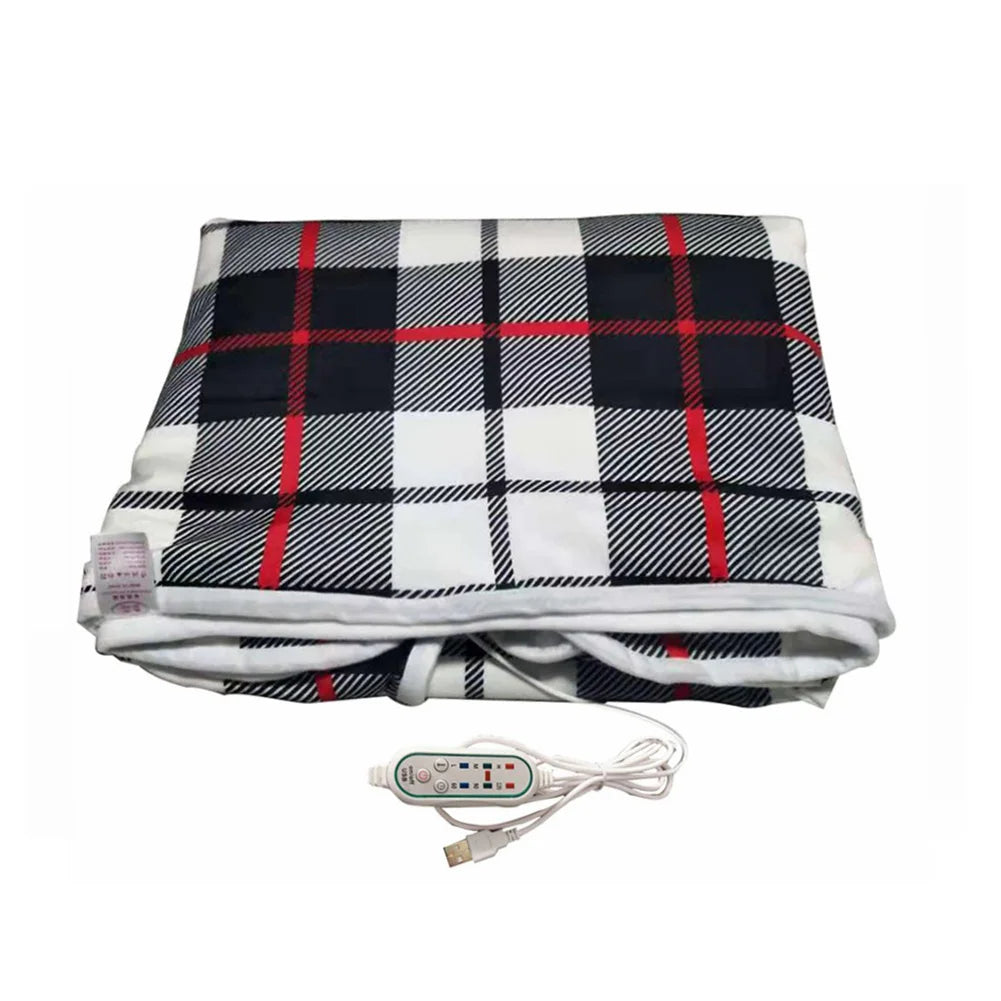 Portable USB Electric Heated Blanket for Travel