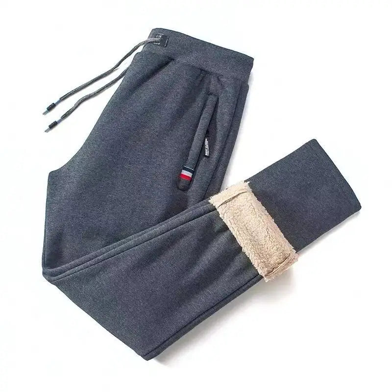 Winter Lambswool Jogging Sweatpants for Men