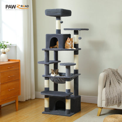 Large Cat Tree with Cozy Perches - Soft Snuggle