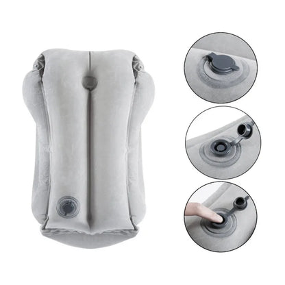 ✅👍Upgraded Inflatable Travel Pillow with Support🛩️🌎