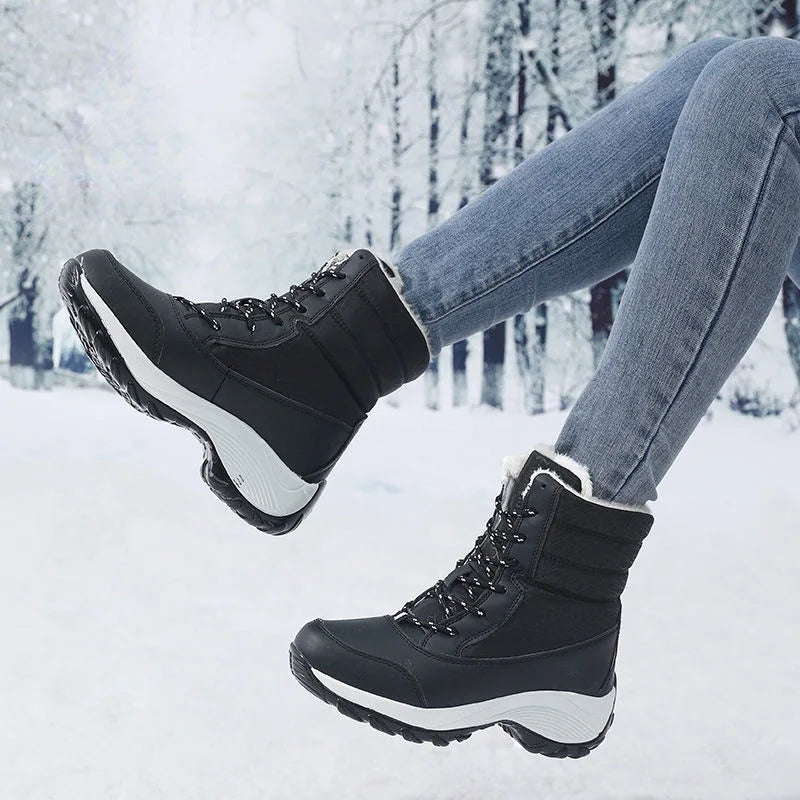 Women Winter Ankle Boots Waterproof Non-Slip