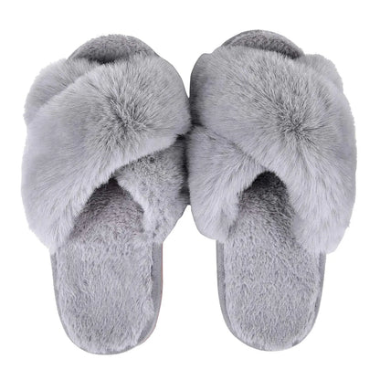 Soft Snuggle Goosecret Women's Fuzzy Slippers