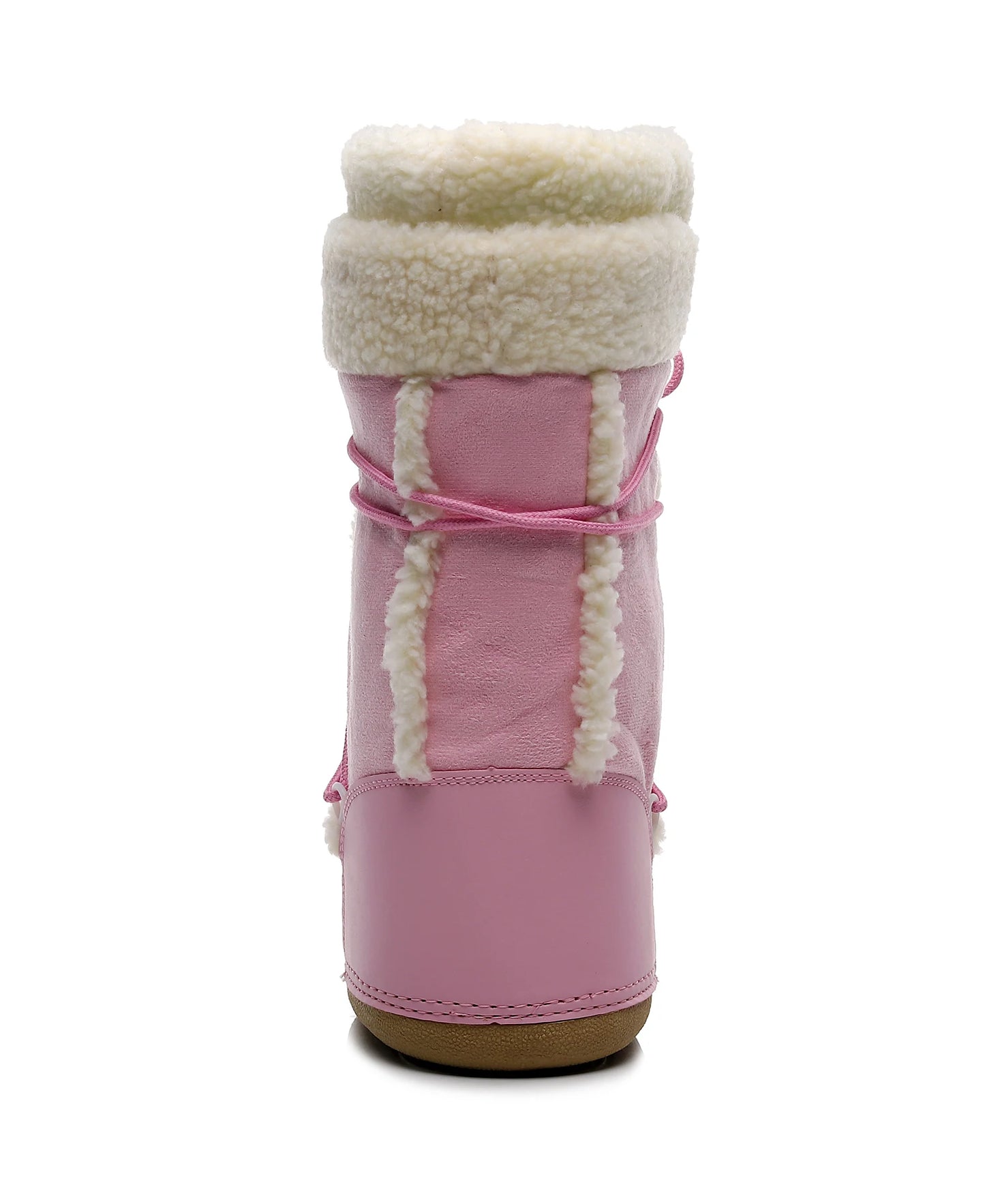 Women's Pink Winter Snow Boots – Cold-proof, Slip-resistant