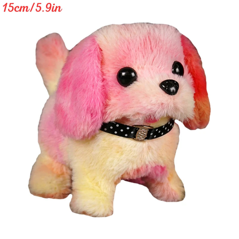 Soft snuggle plush smart dog toy for kids, walking and talking robot pet for toddlers