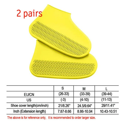 Waterproof Silicone Rain Shoe Covers Reusable